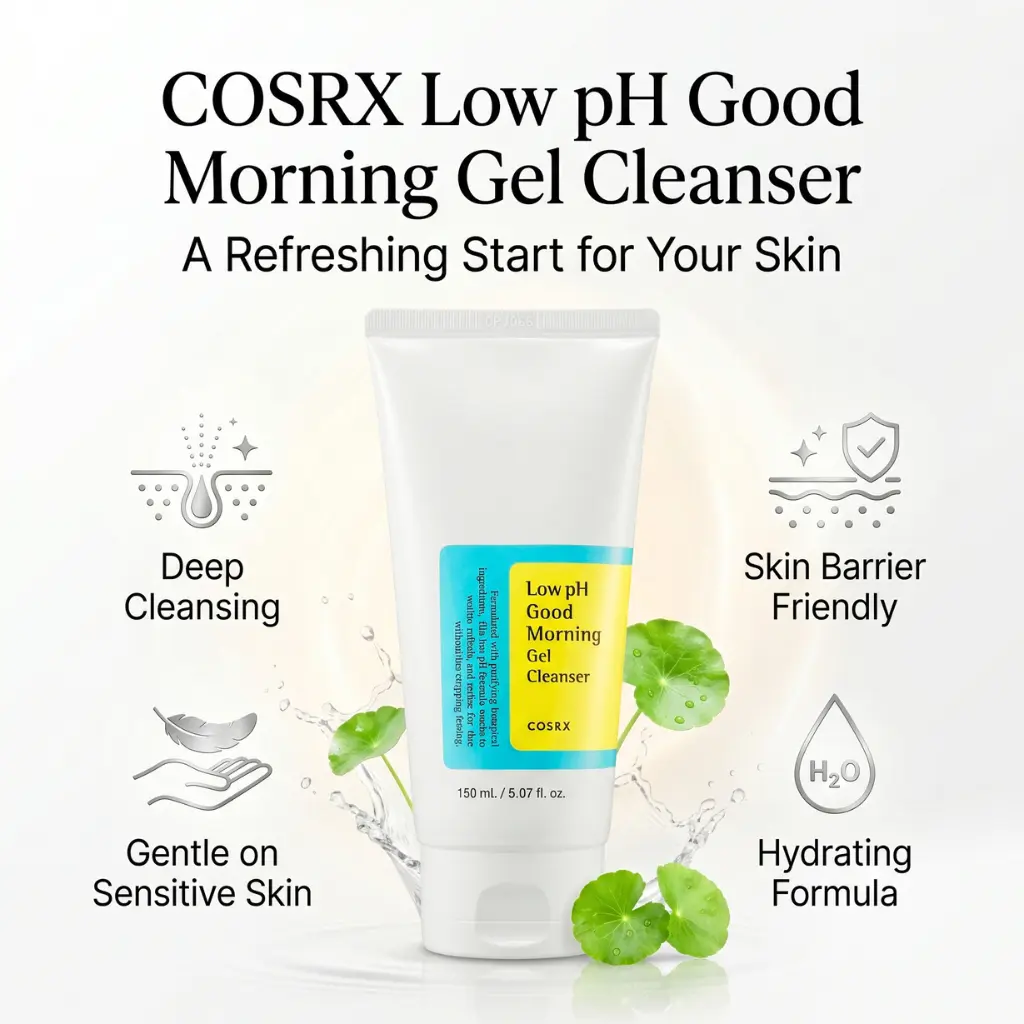 COSRX Low pH Good Morning Gel Cleanser 150ml COSRX Low pH Good Morning Gel Cleanser 150ml - Image 1